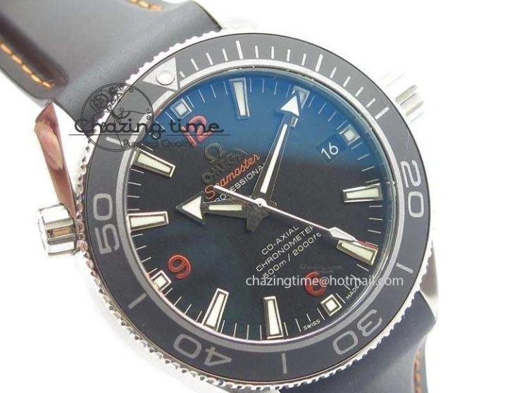 0118 Planet Ocean SS Bp Maker 45mm Black Bezel Orange Numbers On Black Rubber Strap A Popular 8220